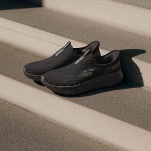 Skechers2026新款男士轻质舒适休闲透气一脚蹬健步鞋217085