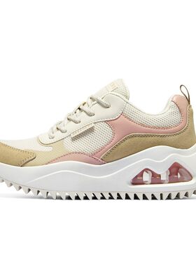 Skechers斯凯奇2023年秋季新款女士时尚拼色运动慢跑气垫鞋177546