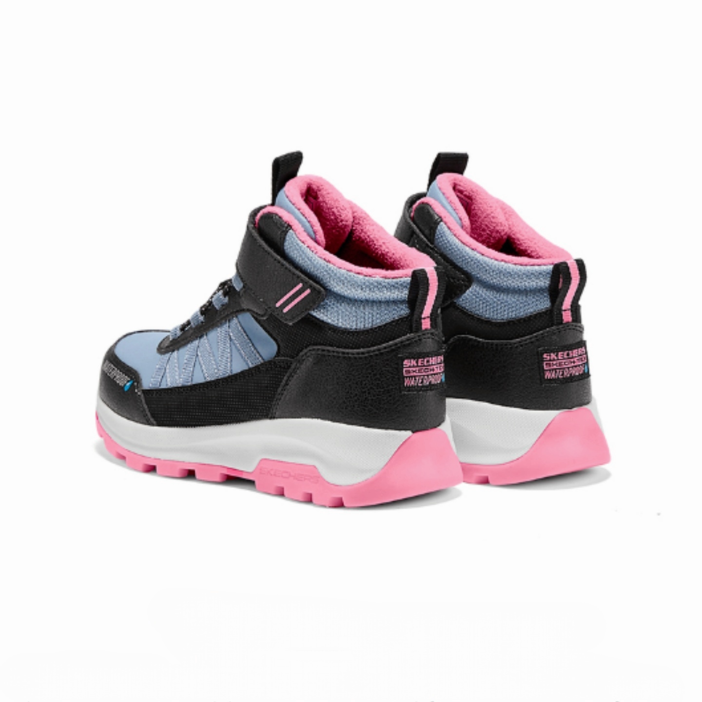 Skechers斯凯奇2025新款女童秋冬轻质舒适加绒冬靴雪地靴303493L