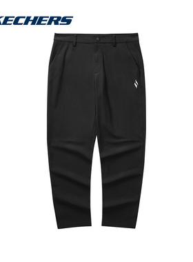 Skechers斯凯奇秋季男运动裤舒适透气针织长裤 L324M045-0018