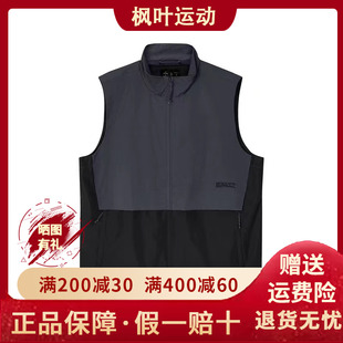 Skechers斯凯奇旗舰秋季男梭织背心舒适简约工装风 L324M009-01NC