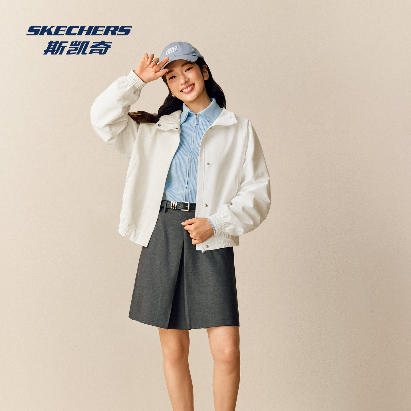 SKECHERS2026秋季梭织短