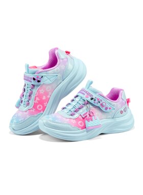 Skechers斯凯奇新款25夏季女孩休闲运动时尚魔术贴童鞋302199L
