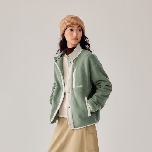 Skechers斯凯奇2025新款秋冬女士百搭舒适保暖针织外套P425W064