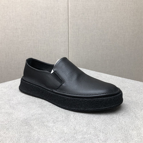 夏季真皮男士一脚蹬乐福鞋