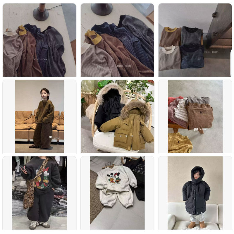 熊麻麻童装不退不换清仓冬款加绒卫衣棉服裤子特价超值1458-1468