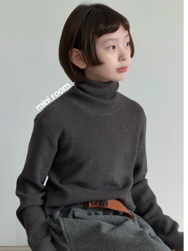 高领羊绒线衣儿童高领毛衣男童女童120-160