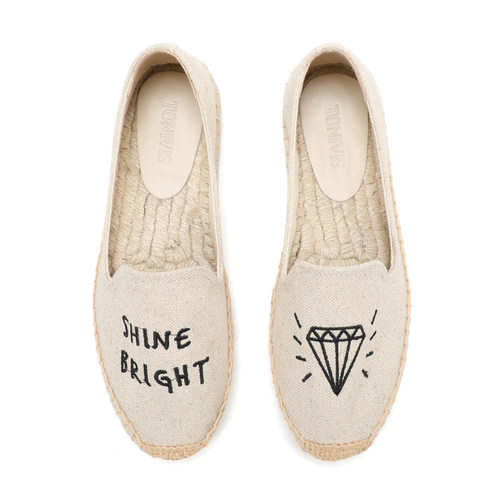 soludos渔夫鞋小香粉色松糕底