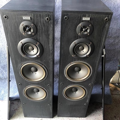 二手原装进口美国剧院之声Altec Lansing 100发烧双8寸的落地音箱