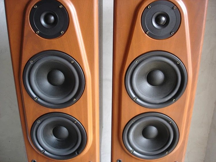 二手原装进口Queen/皇后TE-803发烧双6.5寸的书架箱家用HIFI音响