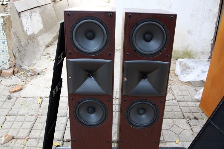 二手原装JBL AC370号角高音双6.5寸落地音箱家用家庭影院音响进口