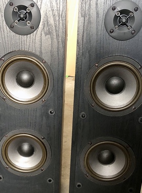 二手原装进口美国剧院之声Altec Lansing 96发烧双6.5寸落地音箱