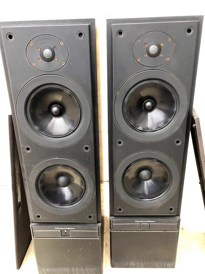 二手原装进口英国敏特声MS50发烧双8寸落地音箱家用HIFI无源音响