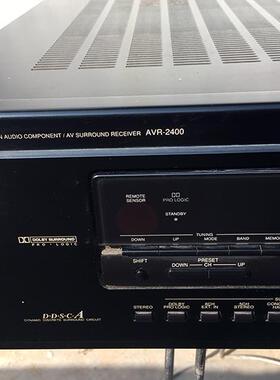 二手日本进口天龙AVR-2400 5.1声道大功率音响功放机杜比家用