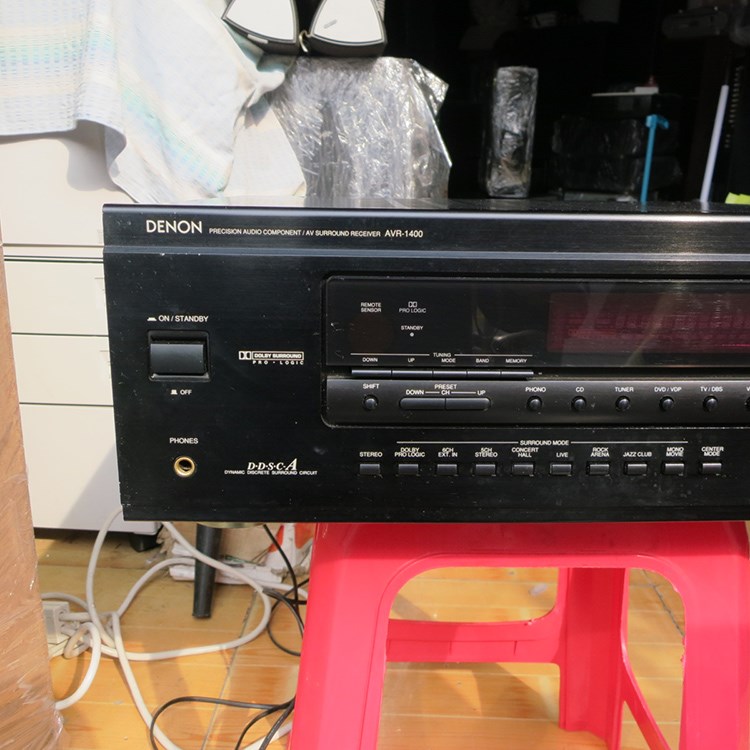 二手原装进口DENON天龙AVR-1400家用5.1功放机音响家庭影院可蓝牙