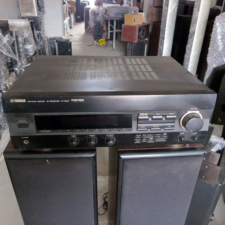 二手原装进口雅马哈R-V303 家用5声道功放机不带低音输出影院音响