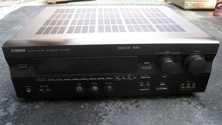 二手原装进口雅马哈 RX-V595 5.1家用家庭影院同轴光纤音响功放机