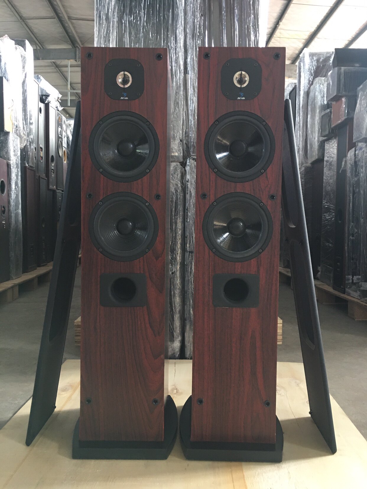 二手原装法国劲浪TANTAL 515发烧双6.5落地音箱HIFI音乐音响进口