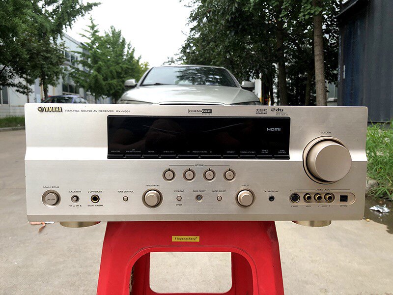 二手原装雅马哈RX-V661家用7.1声道双光钱同轴家庭影院音响