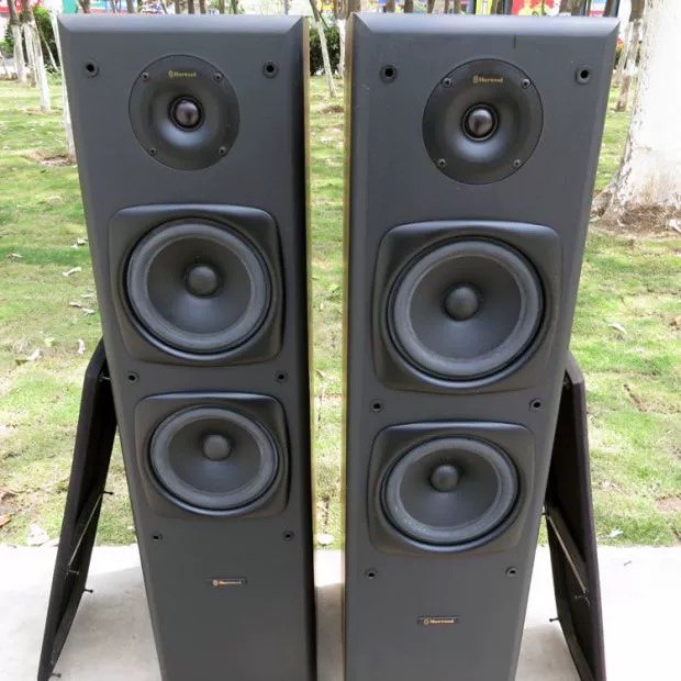 二手原装美国品牌Sherwood狮龙SP5200家用双6.5寸的落地音箱音响