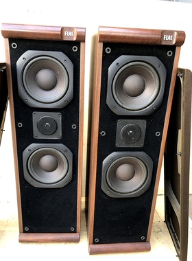 二手原装进口德国ELAC/意力EL110发烧双6.5寸的落地音箱HIFI音响