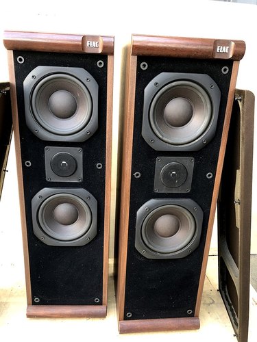 二手原装进口德国ELAC/意力EL110发烧双6.5寸的落地音箱HIFI音响