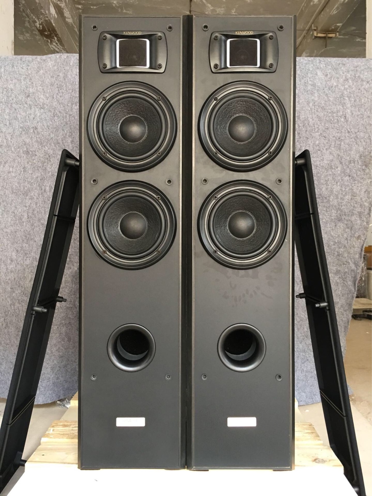 二手原装进口日本Kenwood建伍KS-T645 双6.5落地音箱HIFI家用音响
