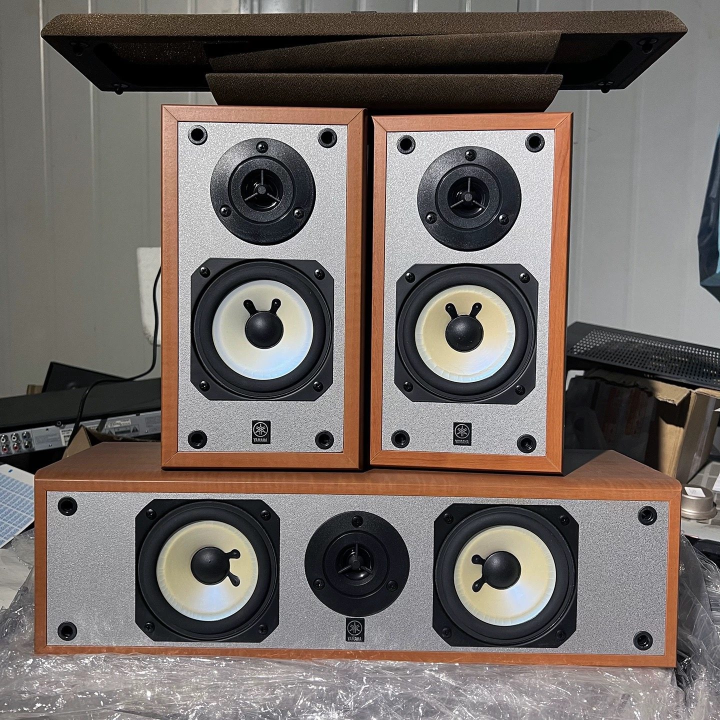 二手原装雅马哈NS-E8000 NS-C8000家用中置环绕音箱