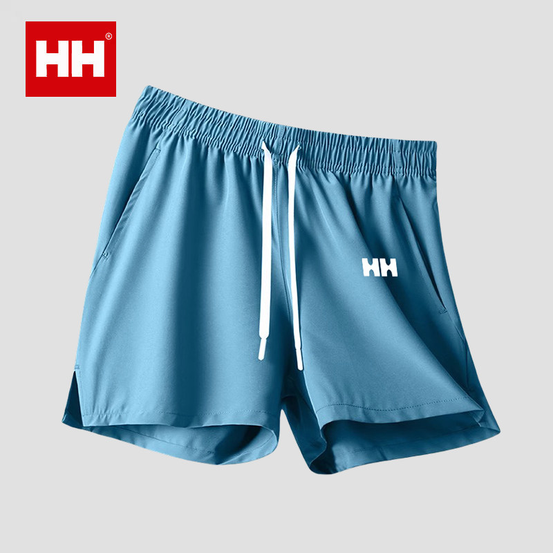 正品HH羽毛球服男运动短裤夏冰丝速干三分裤网球乒乓球训练裤