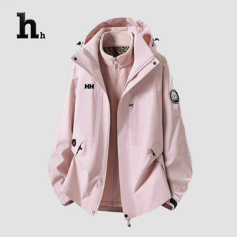 正品HH冲锋衣女款2025新款三合一秋冬户外潮流防风防水登山服图片