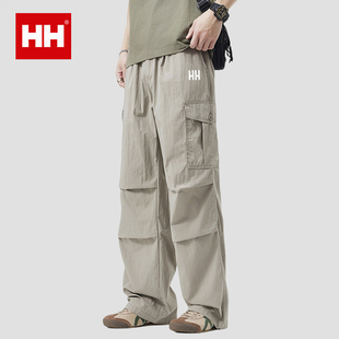 官方正品HH美式机能工装裤男2025夏季户外速干休闲裤子宽松直筒裤