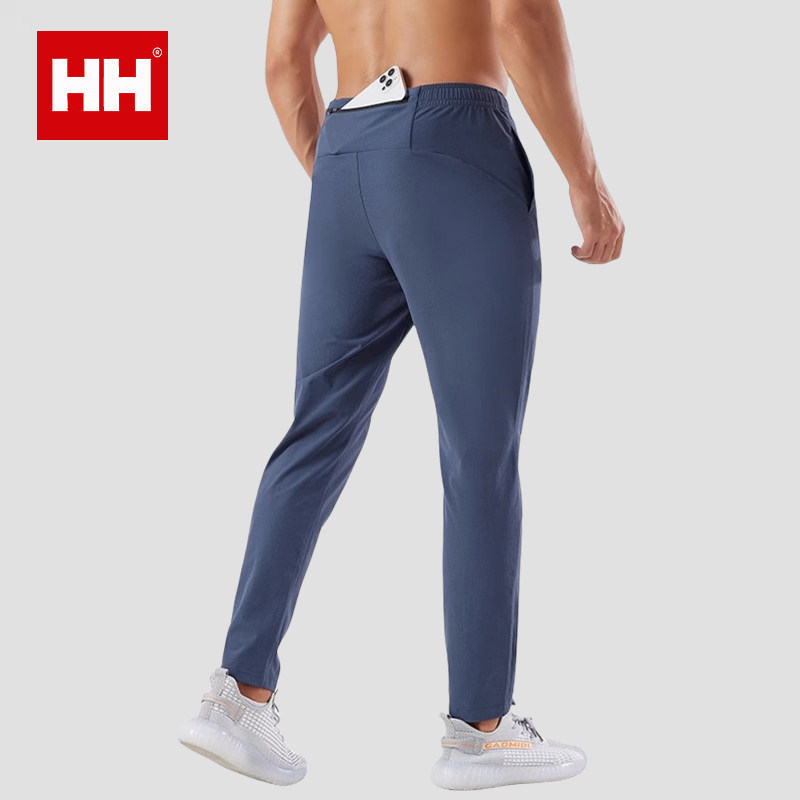 官方正品HH春跑步长裤男士运动训练裤宽松速干小脚直筒裤休闲卫裤
