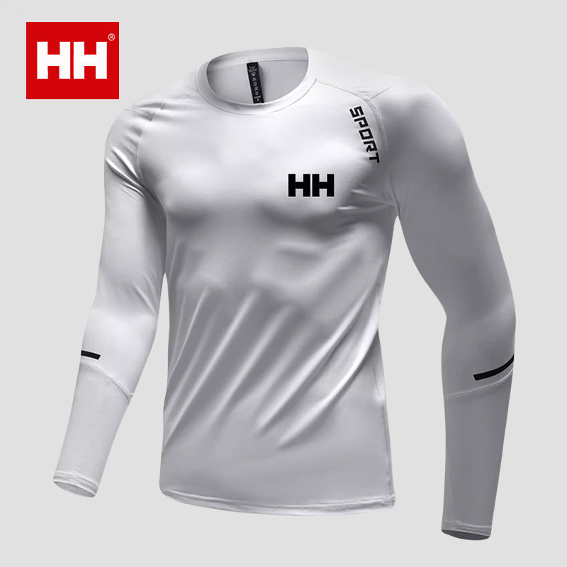 官方正品HH健身衣男速干运动打底内衣套装秋冬紧身长袖跑步训练服
