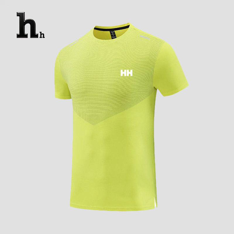 正品HH2025新款网球服男夏季圆领短袖速干透气运动网球服上衣
