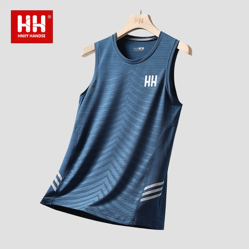 HH男夏冰丝速干运动背心