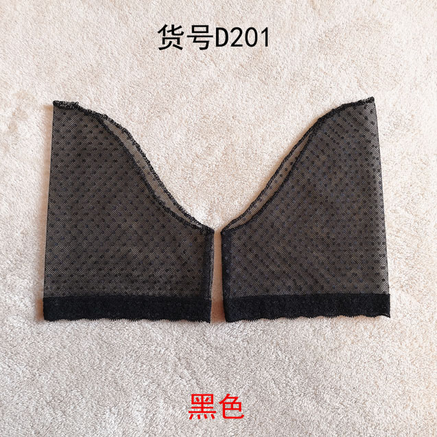 红领袖新款透明网纱装饰半成品假袖子 花边DlY袖口