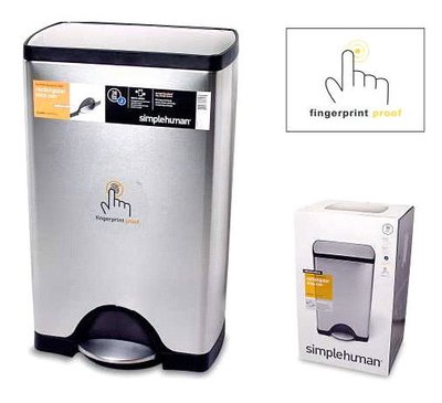 原装真品simplehuman38升不锈钢