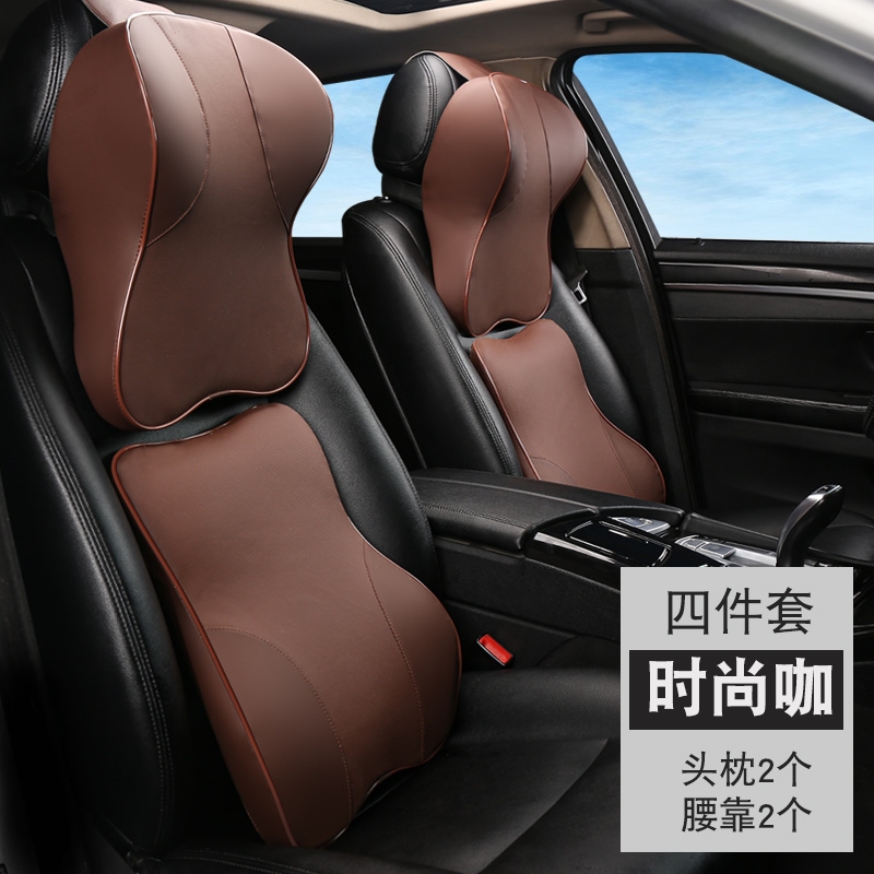 小鹏头枕汽车腰靠G3P7内饰装饰记忆棉抱枕靠垫内饰用品改装头枕靠