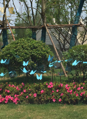 雕塑蝴蝶铁艺户外庭院园林景观