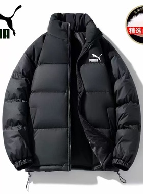 品牌羽绒服女2025冬季新款情侣款加厚保暖大码休闲运动服男短外套