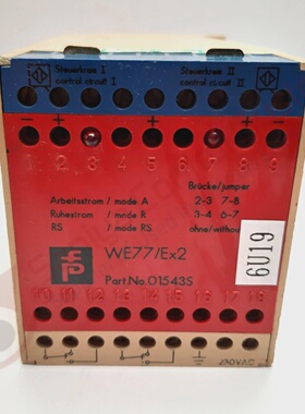 Pepperl Fuchs WE77EX2 Switching Amplifier 01543s