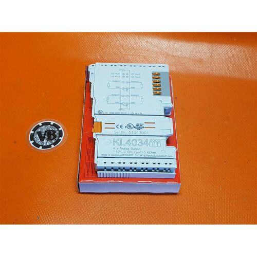 BECKHOFF KL4034 / Bus Terminal/4x Analog Ouput / ±10 V, 12