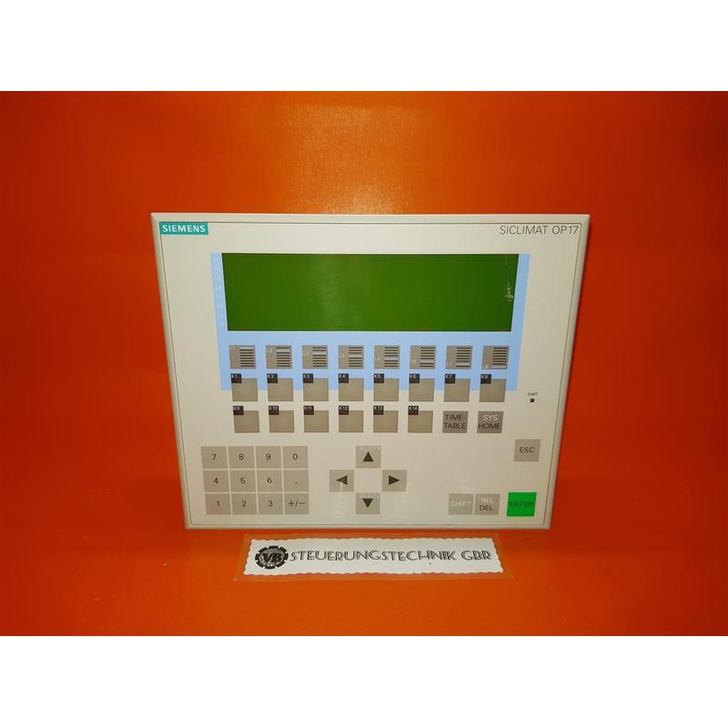 Siemens OP 17-DP Operator Panel 6AV3 617-5BB00-0AE0 / E-Stan