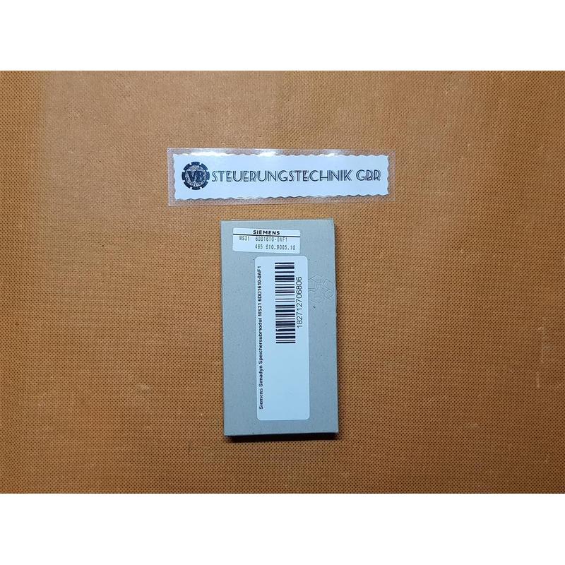 Siemens Simadyn Module De Mémoire MS31 6DD1610-0AF1