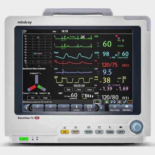 MINDRAY BENEVIEW T5 PORTABLE PATIENT ANESTHESIA BEDSIDE VITA
