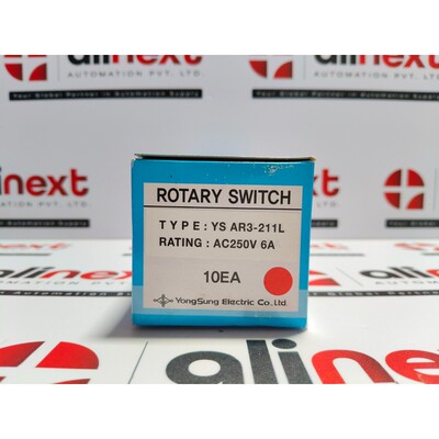 Yongsung YS AR3-211L 旋转式选择开关 AC250V|6A
