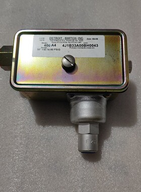 DETROIT SWITCH INC 型号 400 A4 范围30 至 60 PSIG 压力控制开