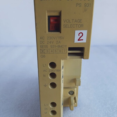 Siemens SIMATIC S5100U PS 931 6ES5 9318MD11 Power Supply Mod