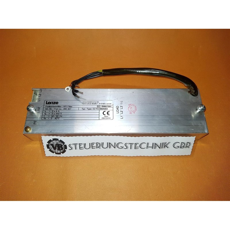 Filtro De Interferencia De Chispas Lenze / RFI Tipo: EZF3-00