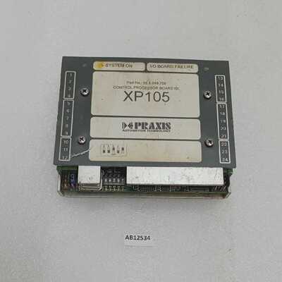 Praxis XP 105 CONTROL PROCESSOR BOARD 98.6.049.706 Praxis